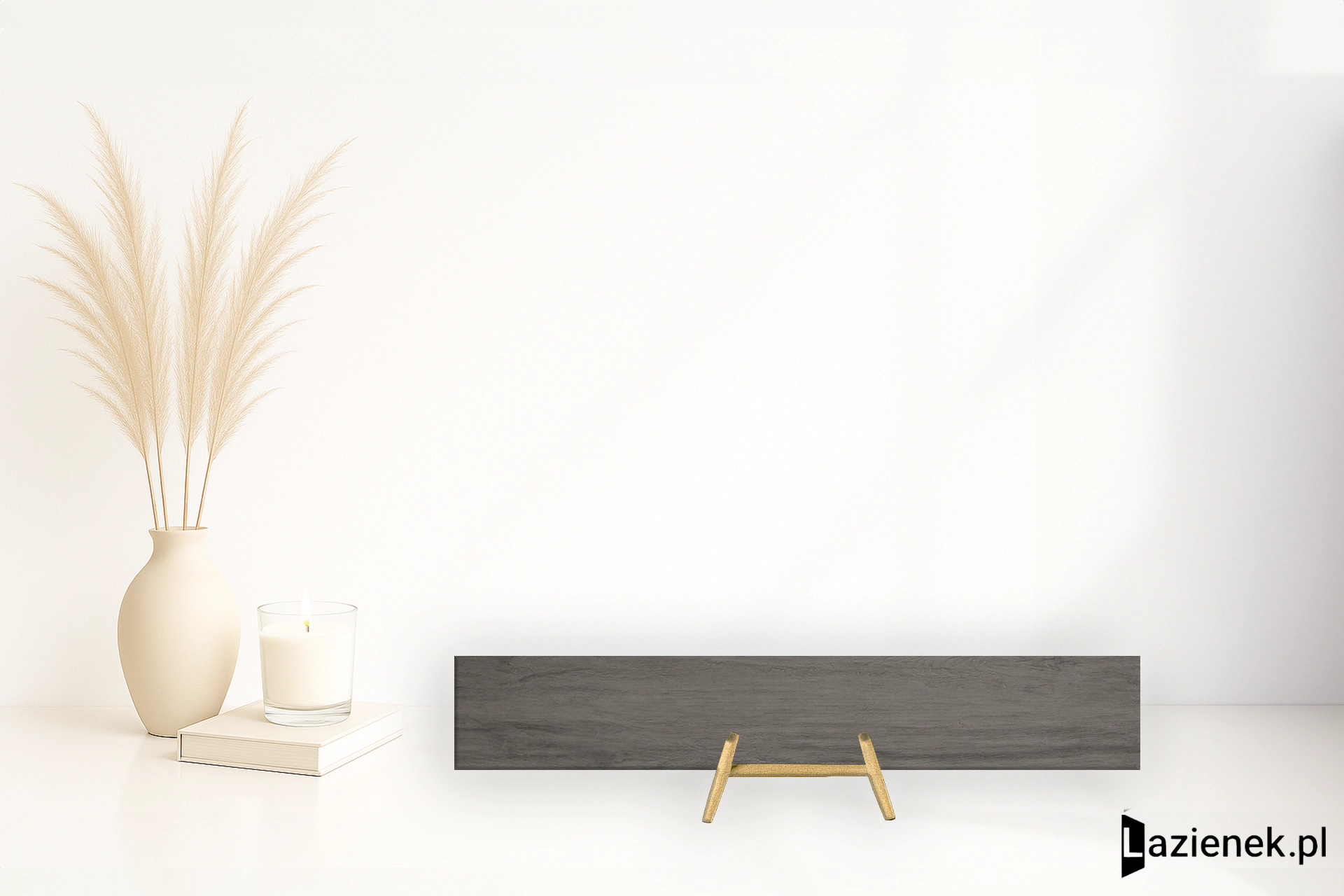 Casalgrande Padana Tavolato Antracite błyszcząca 20x120 cm gr. 9 mm - płytka rektyfikowana/3620544